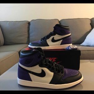 Air Jordan 1 Retro high OG Court purple